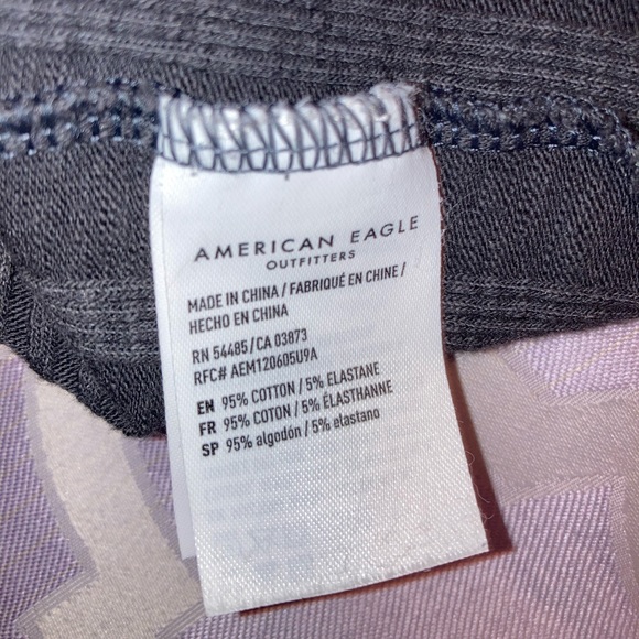 American Eagle Charcoal Grey Ribbed Tank - Picture 4 of 4